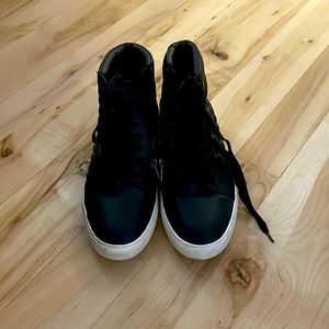 Steve Madden Black High Top Sneakers